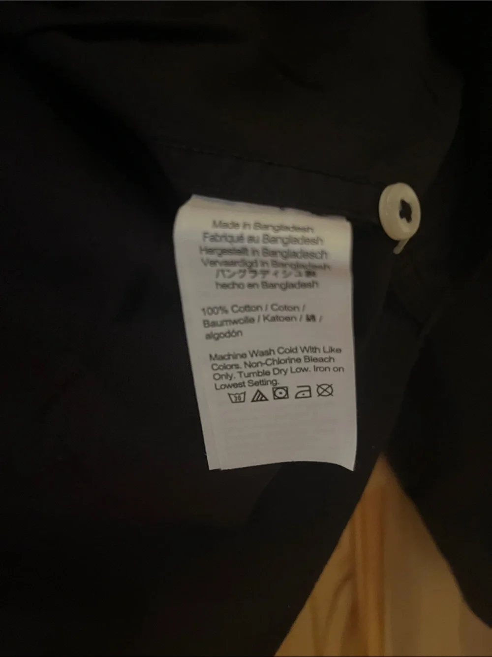 J. Crew Black Button-Down Shirt